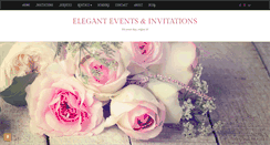 Desktop Screenshot of eleganteventslc.com
